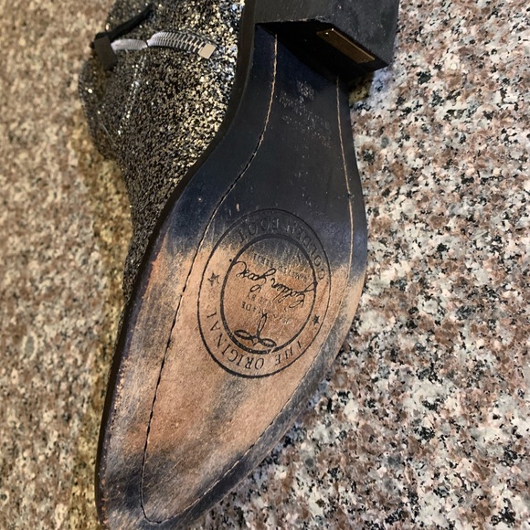 Golden goose silver glitter boots! - Picture 5 of 7